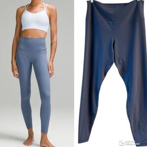 Lululemon Athletica High-Waisted Blue Leggings